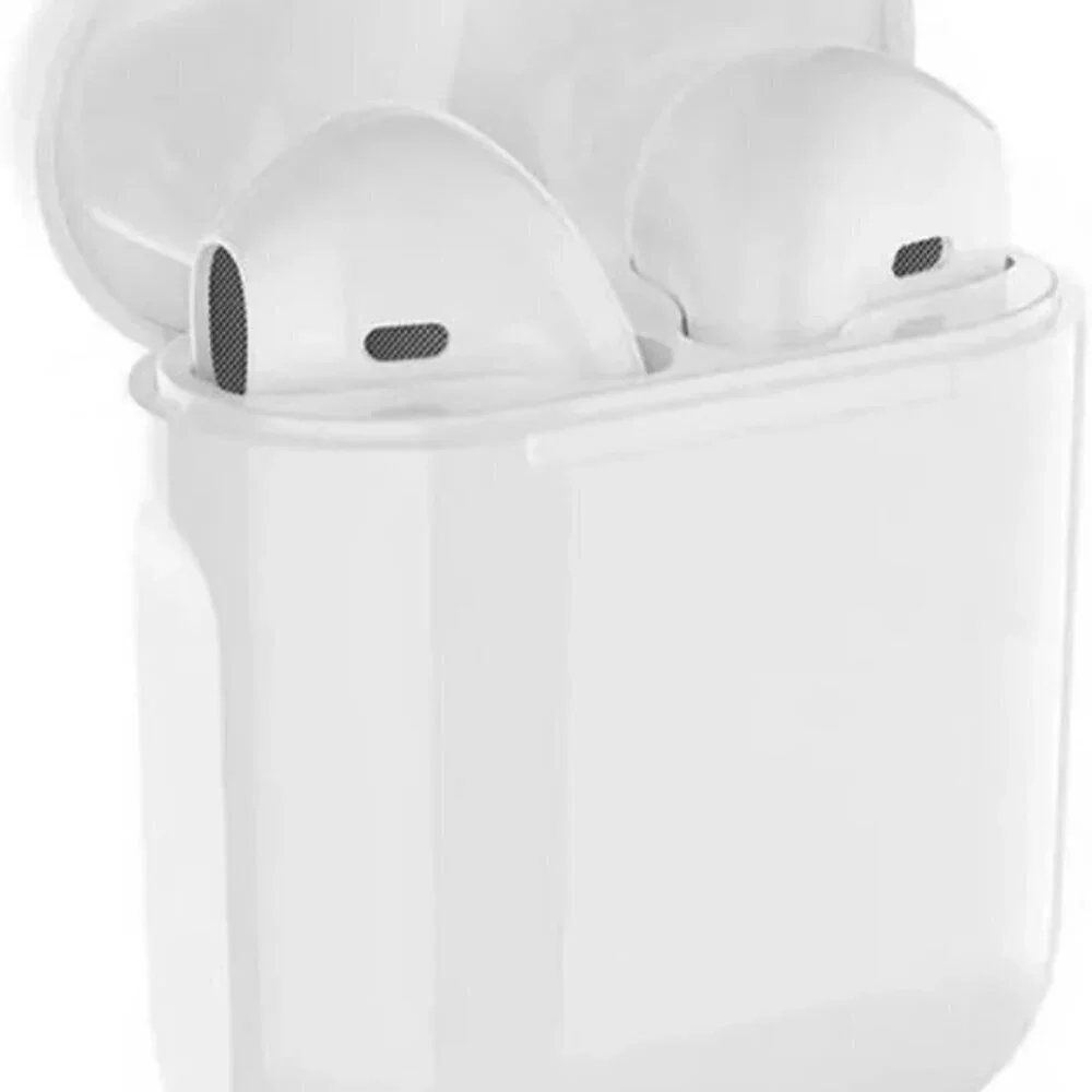 TWS True Wireless Stereo i12 Earbuds, White, Auto Pairing, Auto Power On -SEALED